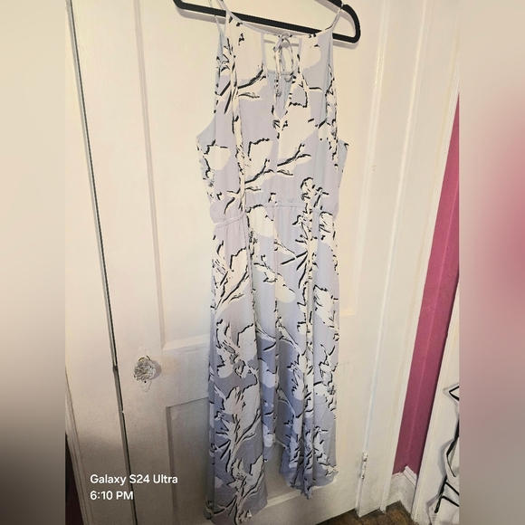 Lane Bryant Lavender and White Maxi Dress - Picture 2 of 6